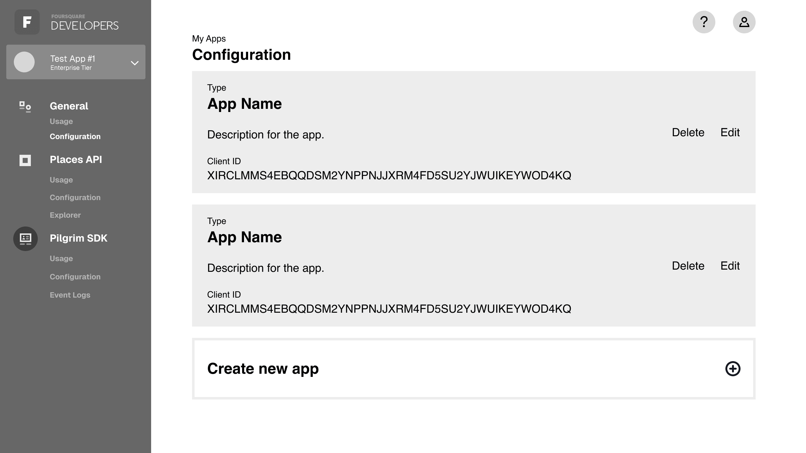 Direction 1 — early list layout