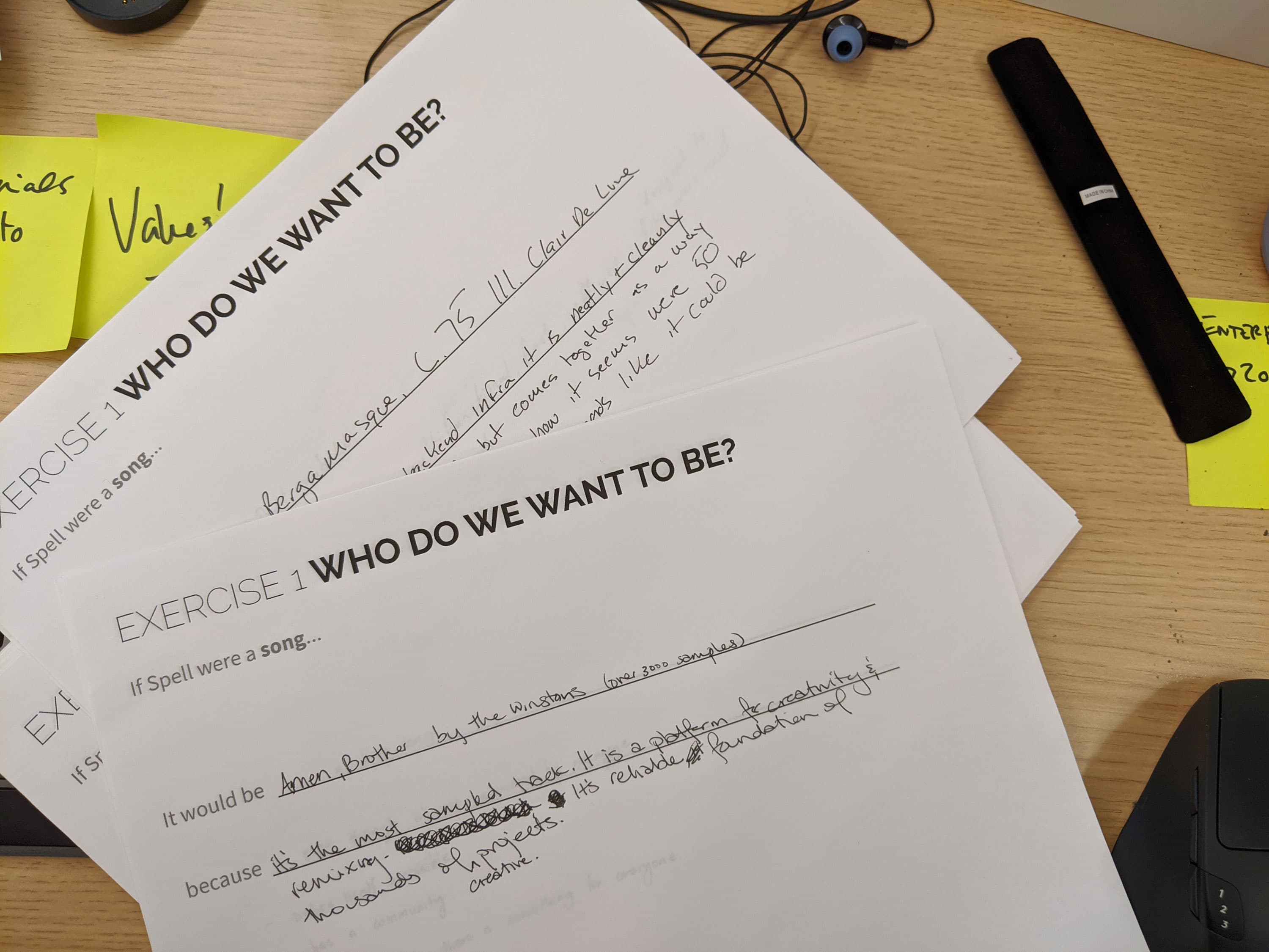 Brand direction workshop